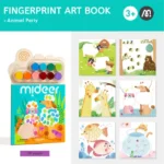 Mideer - Creative Finger Paint Kit - Animal Party - Image 3