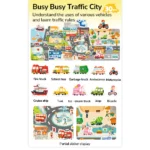 Mideer - Reusable Gel Stickers – The Bustling Traffic - Image 5