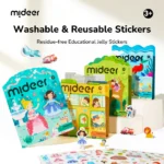Mideer - Reusable Gel Stickers – The Busy Animal Town - Image 4