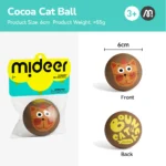 Mideer - Sensory Bounce Ball - Cacao Cat - Image 2