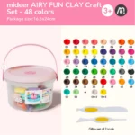 Mideer - Play Airy Clay - Sweets Bag 48 colors - Image 2