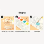 Mideer - Water Color Painting Book - Dinosaur Academy - Image 6
