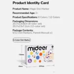 Mideer  - Magic Dot Markers - 6 colors - Image 3