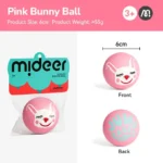 Mideer - Sensory Bounce Ball - Pink Bunny - Image 3