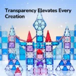 Mideer - Diamond - Cut Transparent Magnetic Tiles - Image 6