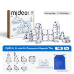 Mideer - Diamond - Cut Transparent Magnetic Tiles - Image 2