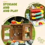 One Elephant - Wooden Activity Double Bench - Image 9
