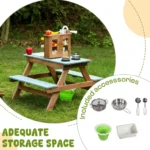 One Elephant - Wooden Activity Double Bench - Image 3