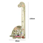 One Elephant -Height Ruler Montessori Dinosaur Wall game - Image 2