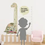 One Elephant -Height Ruler Montessori Dinosaur Wall game - Image 10