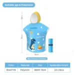 Swimbobo - Kids Swimming Towel - Blue - Image 4