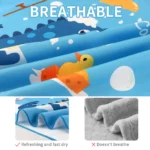 Swimbobo - Kids Swimming Towel - Blue - Image 7