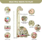 One Elephant -Height Ruler Montessori Dinosaur Wall game - Image 8