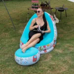 Inflatable Lounge Chair - Blue - Image 6