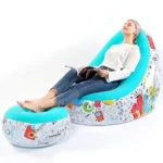 Inflatable Lounge Chair - Blue - Image 3
