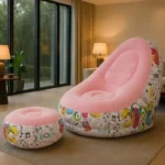 Inflatable Lounge Chair – Pink - Image 4