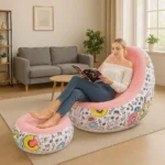 Inflatable Lounge Chair – Pink - Image 5