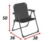 Kids Foldable Beach Chair - Mickey Mouse - Image 5