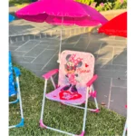 Kids Foldable Beach Chair – Minnie Mouse - Image 2