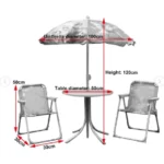 Kids Rainbow Outdoor Seating Set - Image 4