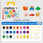 Mideer - Mellow Dough Craft Kit - 24 colors - Image 2