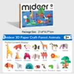Mideer - 3D Paper Craft - Forest Animals - Image 4