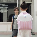 Zoy Zoii - Kid's School Backpack - Pink Cherries -Water-Resistant - Image 11