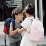 Zoy Zoii - Kid's School Backpack - Pink Cherries -Water-Resistant - Image 9