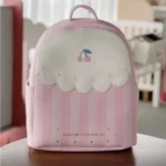 Zoy Zoii - Kid's School Backpack - Pink Cherries -Water-Resistant - Image 8
