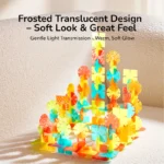 Mideer - Translucent Color Snowflake Blocks - 150pcs - Image 4